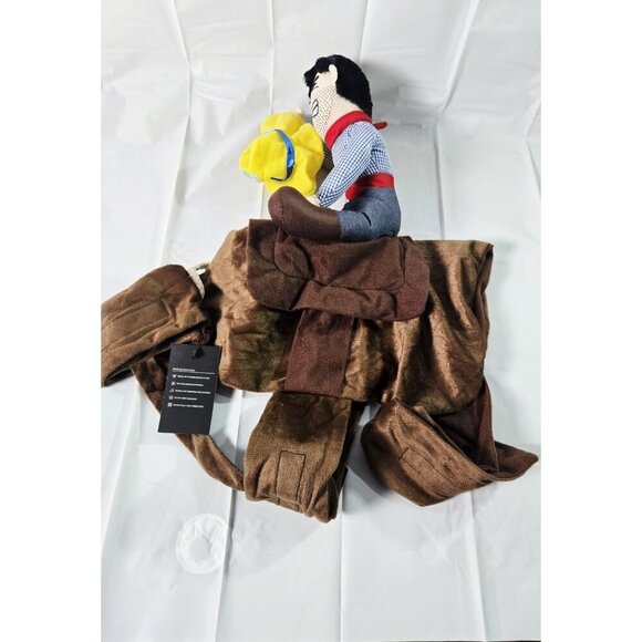 NACOCO Cowboy Rider Dog Costume Pecos Bill Doll And Hat Medium - Picture 3 of 5